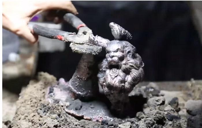 3D打印失模砂型技術鑄造金屬彌勒佛如此精細 打印精度令人贊嘆