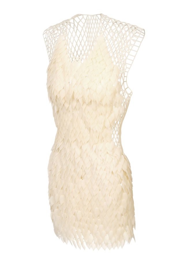 3D打印衣服越來越普遍 服裝設計專業學生3D打印裙子_e鍵3D打印服務