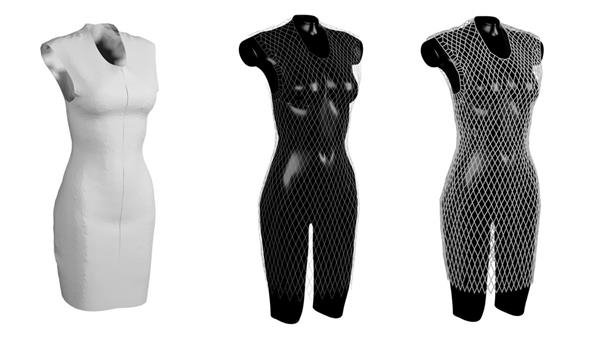 3D打印衣服越來越普遍 服裝設計專業學生3D打印裙子_e鍵3D打印服務