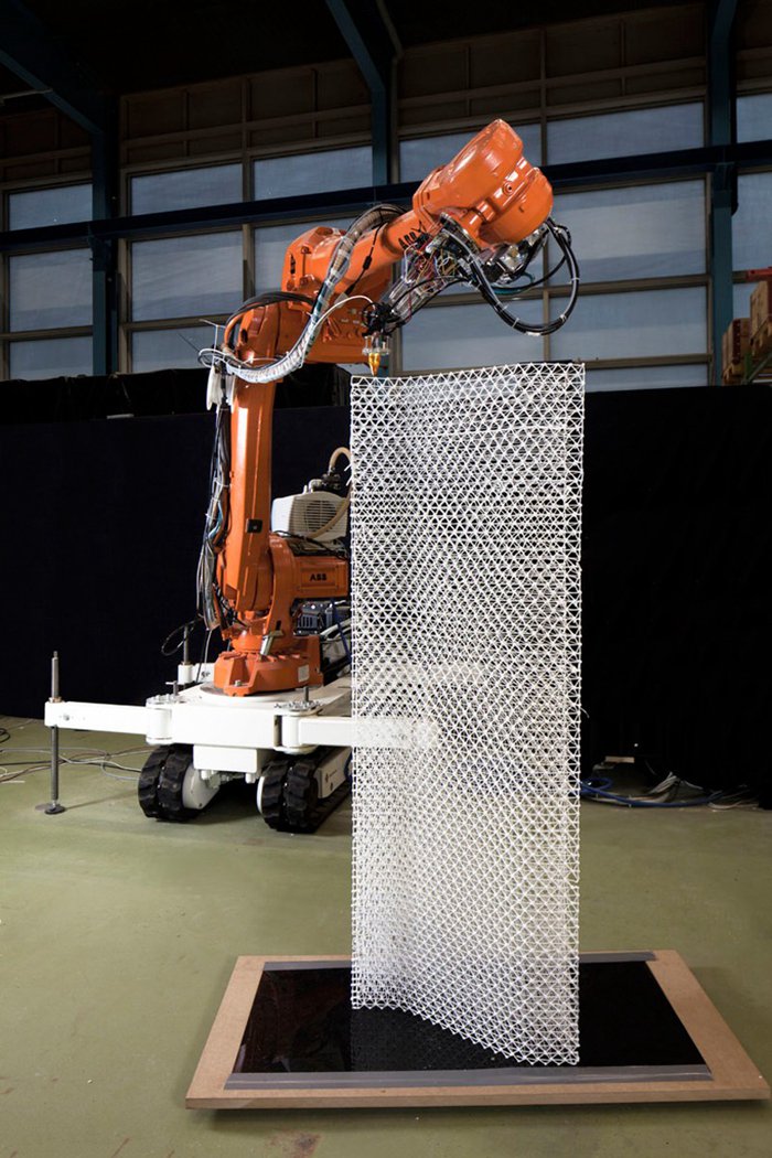 取代原有鋼筋架 3D打印復(fù)雜金屬網(wǎng)格結(jié)構(gòu)用于混凝土構(gòu)件