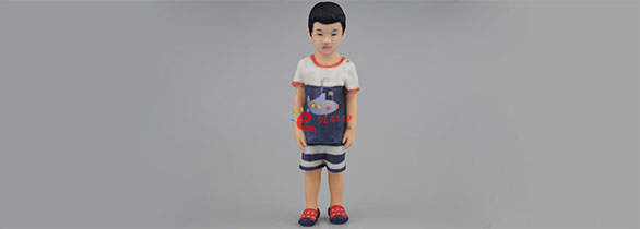 全彩3D打印兒童人像2